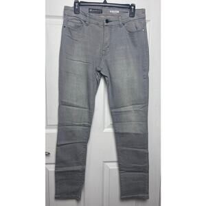 Lee Modern Series Revolution Denim Women Pants Gray Straight Leg Jeans Size 10 M